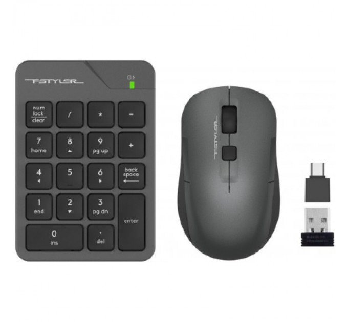 A4Tech Комплект A4Tech FG1600C Air2 Wireless Grey (4711421998819)