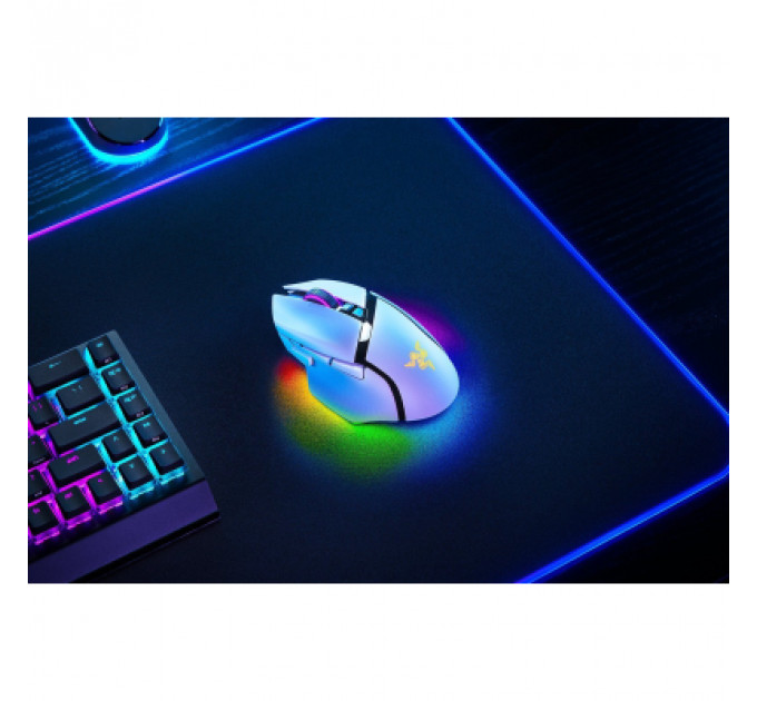 Мишка Razer Basilisk V3 Pro 35K Wireless/Bluetooth White (RZ01-05240200-R3G1)