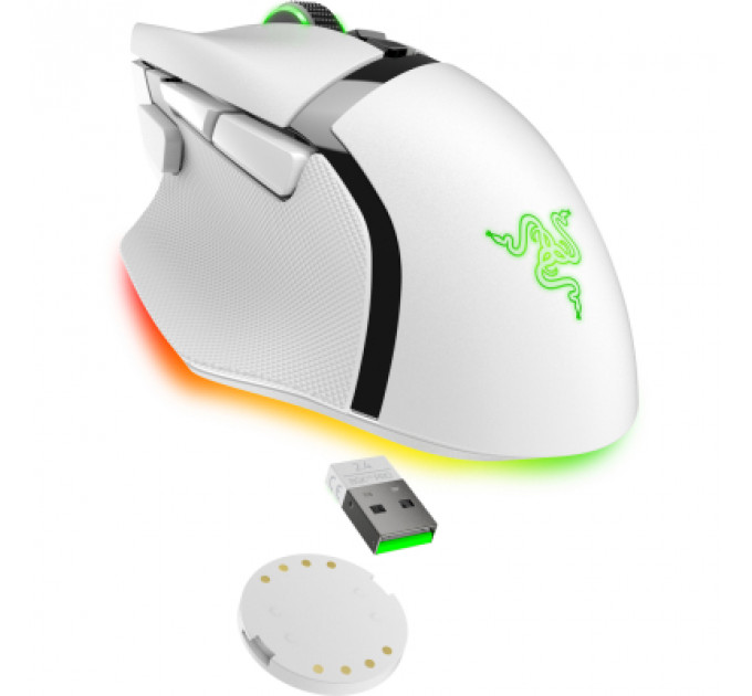 Мишка Razer Basilisk V3 Pro 35K Wireless/Bluetooth White (RZ01-05240200-R3G1)