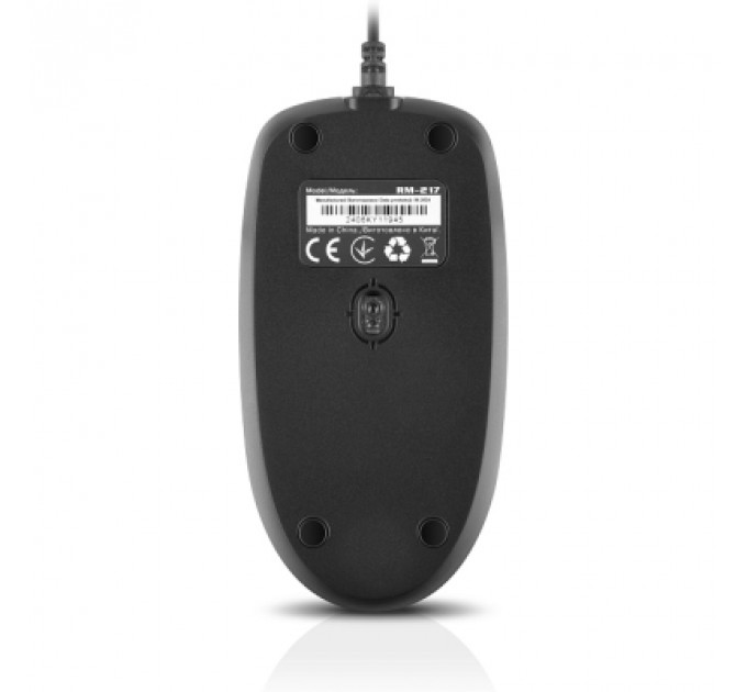 Мишка REAL-EL RM-217 USB Black/Gray (EL123200038)