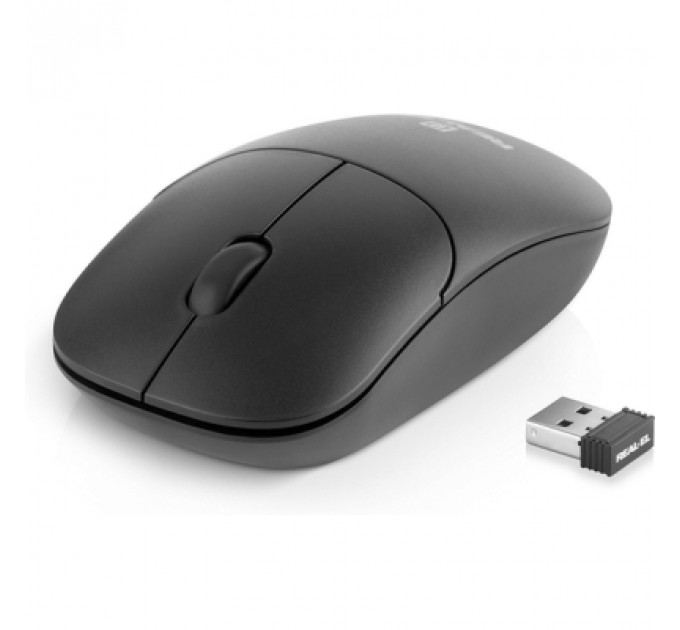 Мишка REAL-EL RM-311W Wireless Black (EL123200041)