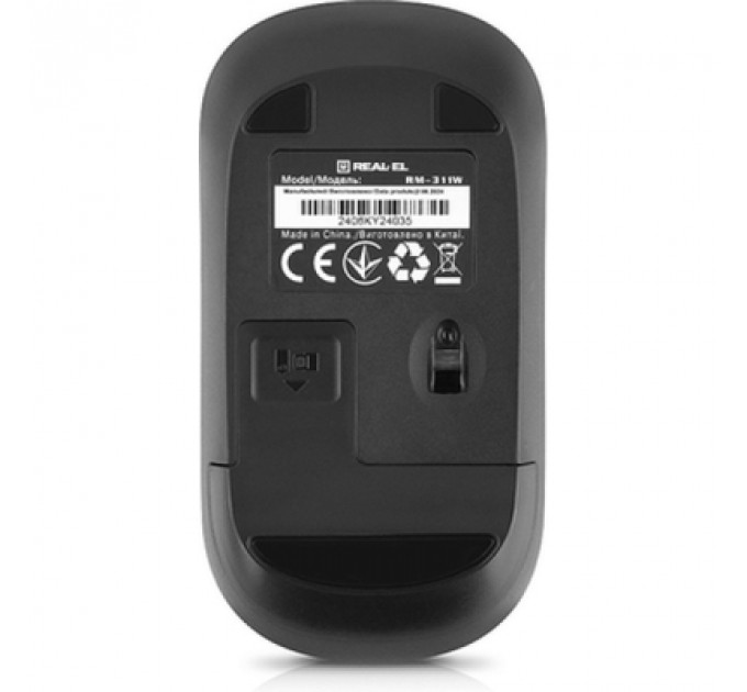 Мишка REAL-EL RM-311W Wireless Black (EL123200041)