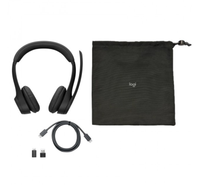 Навушники Logitech Zone 305 for Business Wireless/Bluetooth Teams Black (981-001451)
