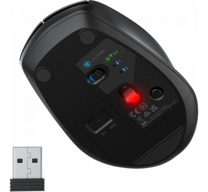 Мишка Jlab GO Mouse Wireless/Bluetooth Black (IEUMGOMOUSERBLK124)
