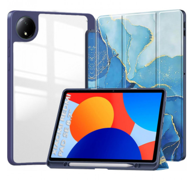 Чохол до планшета BeCover Soft Edge TPU Xiaomi Redmi Pad SE 8.7" Blue Marble (712572)