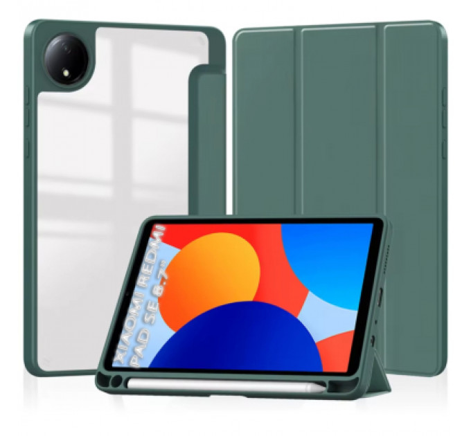 Чохол до планшета BeCover Soft Edge TPU Xiaomi Redmi Pad SE 8.7" Dark Green (712566)
