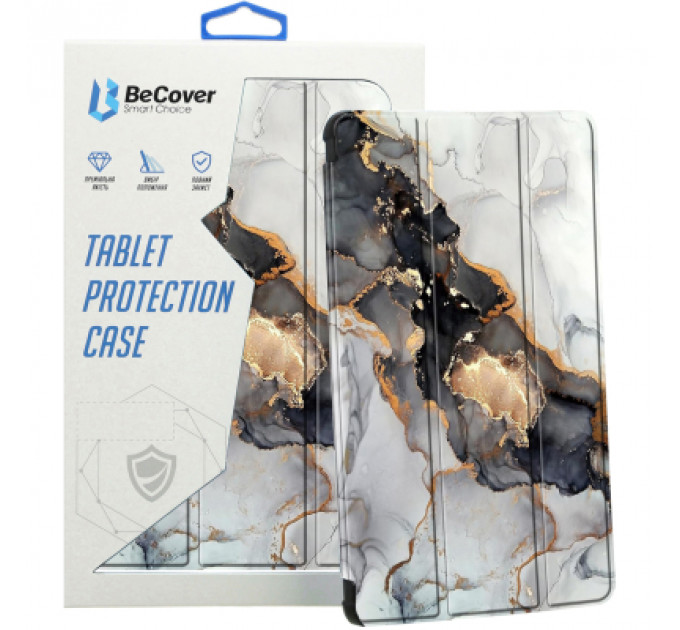 Чохол до планшета BeCover Soft Edge TPU Xiaomi Redmi Pad SE 8.7" Gray Marble (712575)
