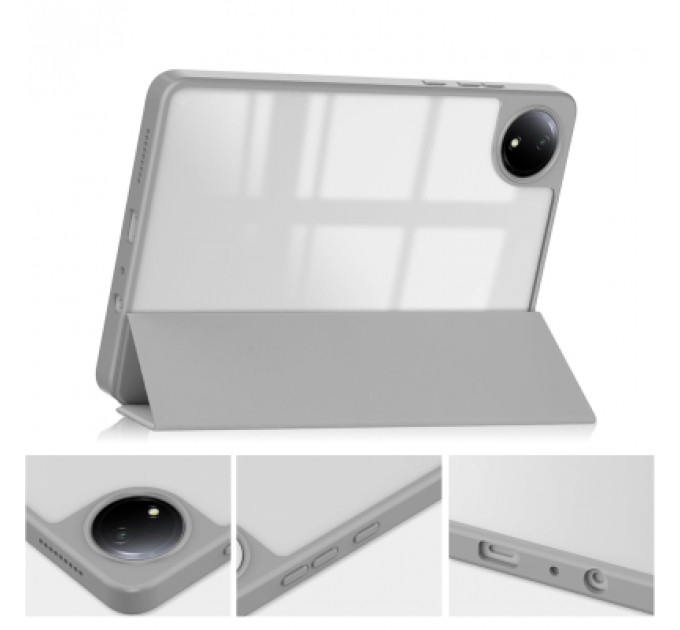 Чохол до планшета BeCover Soft Edge TPU Xiaomi Redmi Pad SE 8.7" Gray Marble (712575)