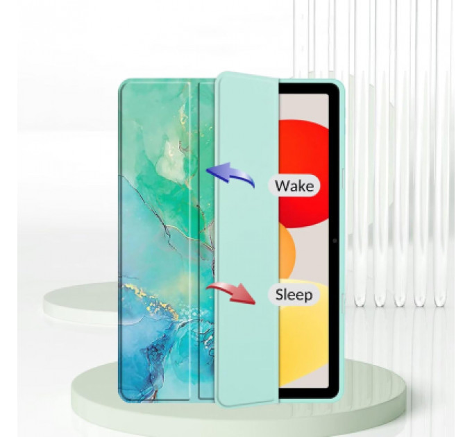 Чохол до планшета BeCover Soft Edge TPU Xiaomi Redmi Pad SE 8.7" Green Marble (712574)