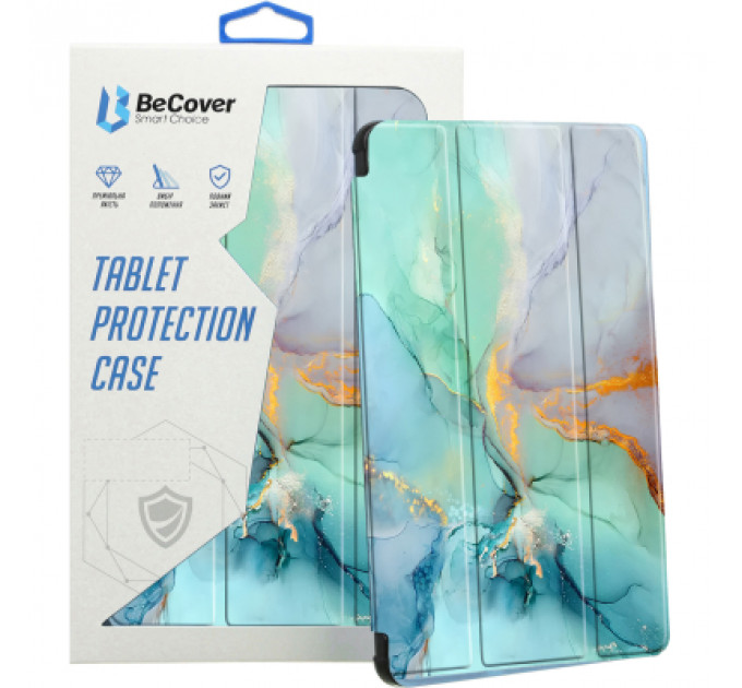 Чохол до планшета BeCover Soft Edge TPU Xiaomi Redmi Pad SE 8.7" Green Marble (712574)