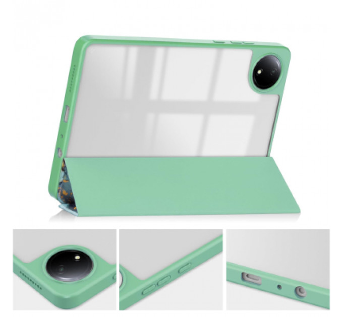 Чохол до планшета BeCover Soft Edge TPU Xiaomi Redmi Pad SE 8.7" Green Marble (712574)