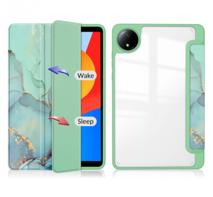Чохол до планшета BeCover Soft Edge TPU Xiaomi Redmi Pad SE 8.7" Green Marble (712574)