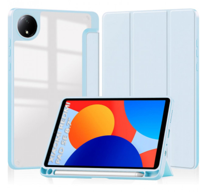 Чохол до планшета BeCover Soft Edge TPU Xiaomi Redmi Pad SE 8.7" Light Blue (712569)