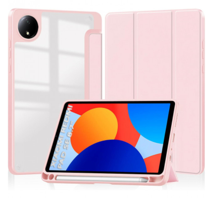 Чохол до планшета BeCover Soft Edge TPU Xiaomi Redmi Pad SE 8.7" Pink (712570)