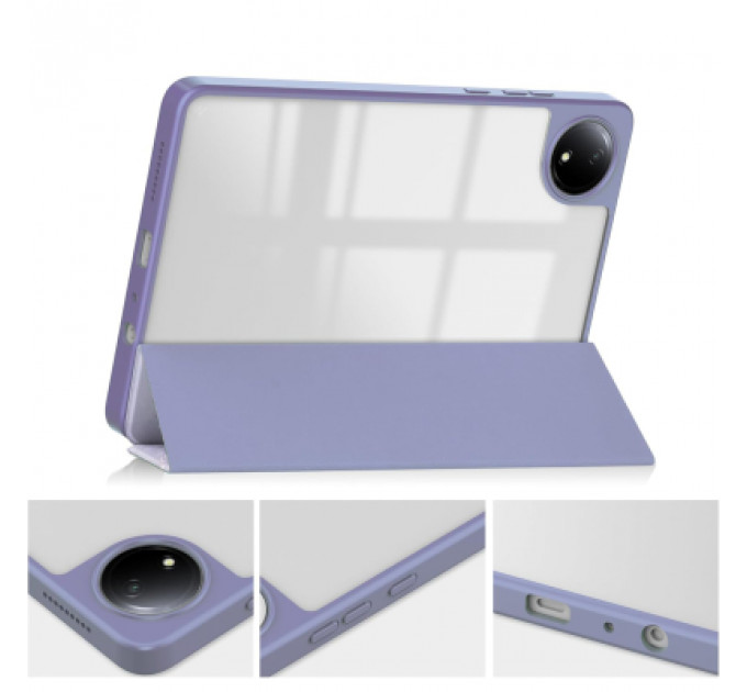 Чохол до планшета BeCover Soft Edge TPU Xiaomi Redmi Pad SE 8.7" Purple Marble (712577)