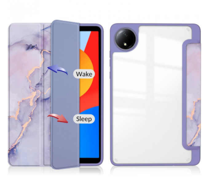 Чохол до планшета BeCover Soft Edge TPU Xiaomi Redmi Pad SE 8.7" Purple Marble (712577)