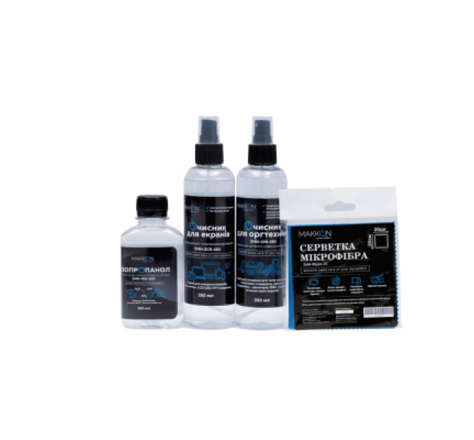 Спрей для очищення Makkon for technique, plastic surfaces, 250ml (ZMN-UNI-250)