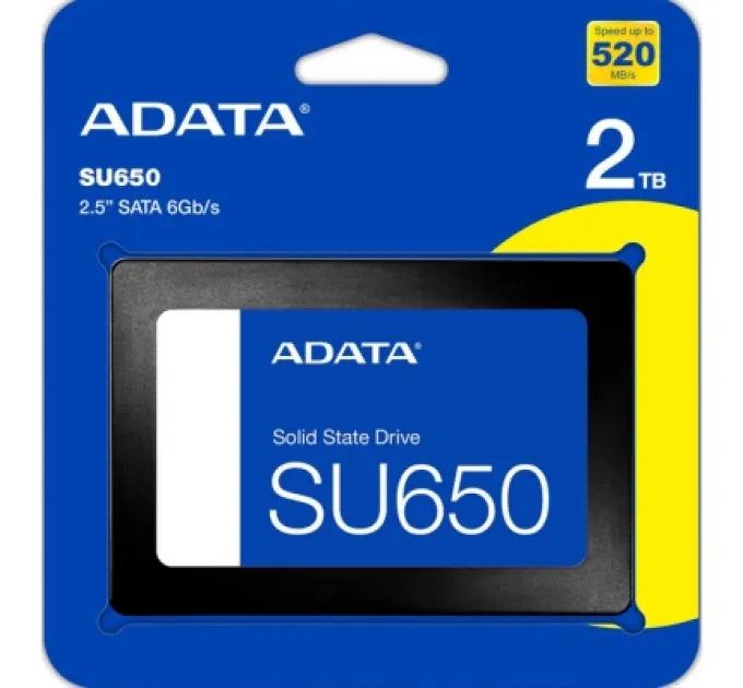 Накопичувач SSD 2.5" 2TB Ultimate SU650 ADATA (ASU650SS-2TT-R)