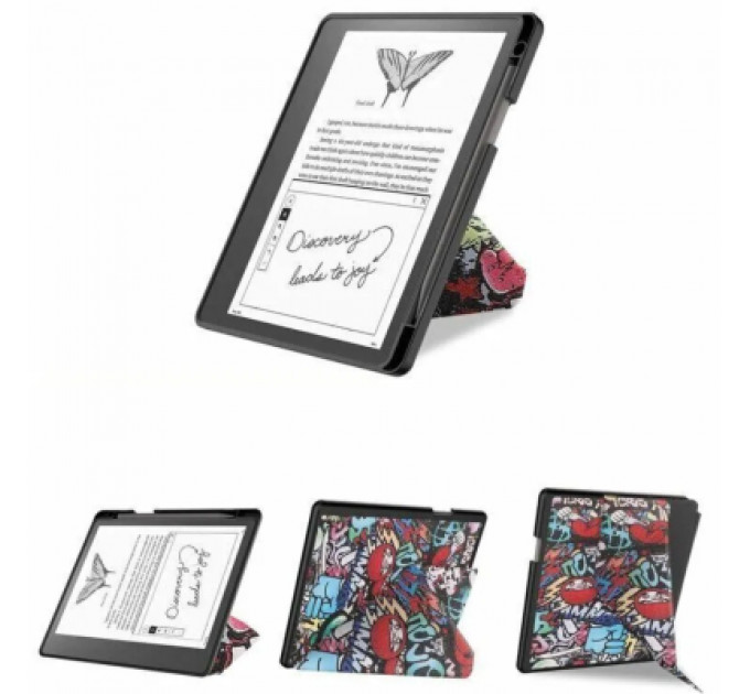 Чохол до електронної книги BeCover Ultra Slim Origami Amazon Kindle Scribe 10.2" Graffiti (712582)
