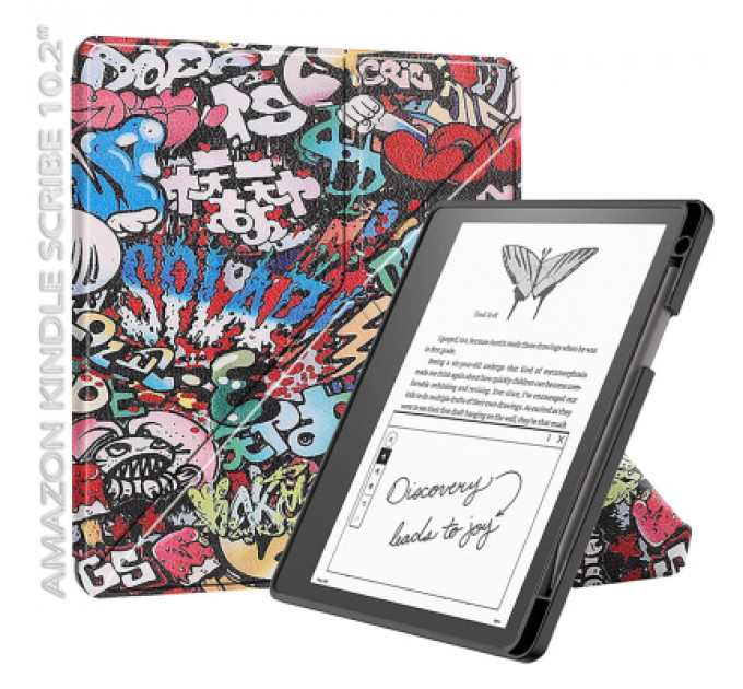Чохол до електронної книги BeCover Ultra Slim Origami Amazon Kindle Scribe 10.2" Graffiti (712582)