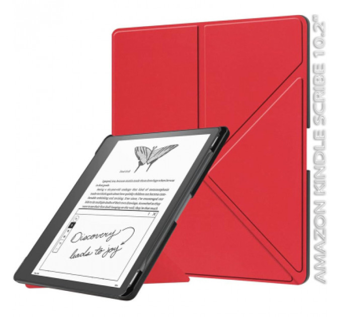 Чохол до електронної книги BeCover Ultra Slim Origami Amazon Kindle Scribe 10.2" Red (712581)