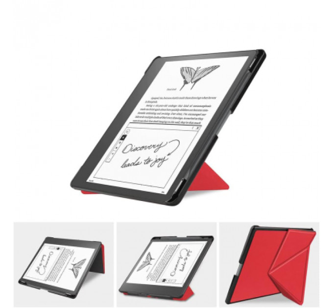 Чохол до електронної книги BeCover Ultra Slim Origami Amazon Kindle Scribe 10.2" Red (712581)