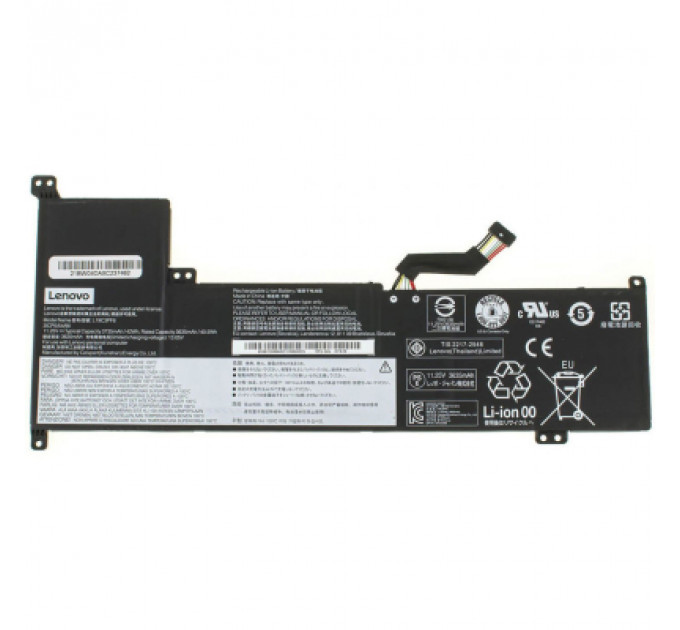 Акумулятор до ноутбука Lenovo Gaming 3-17IML05 L19C3PF6, 42Wh (3735mAh), 3cell, 11.25V, Li-ion (A47998)