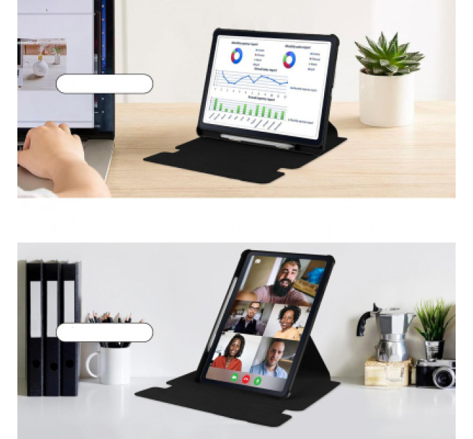 Чохол до планшета BeCover 360° Rotatable + Keyboard Samsung Tab S6 Lite (2024) 10.4" P620/P625/P627 Black (712587)