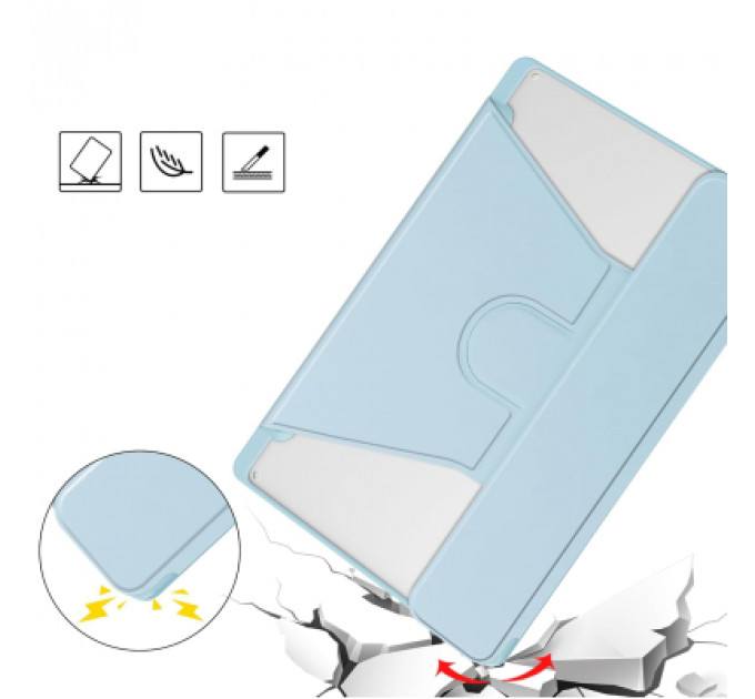 Чохол до планшета BeCover 360° Rotatable + Keyboard Samsung Tab S6 Lite (2024) 10.4" P620/P625/P627 Light Blue (712590)