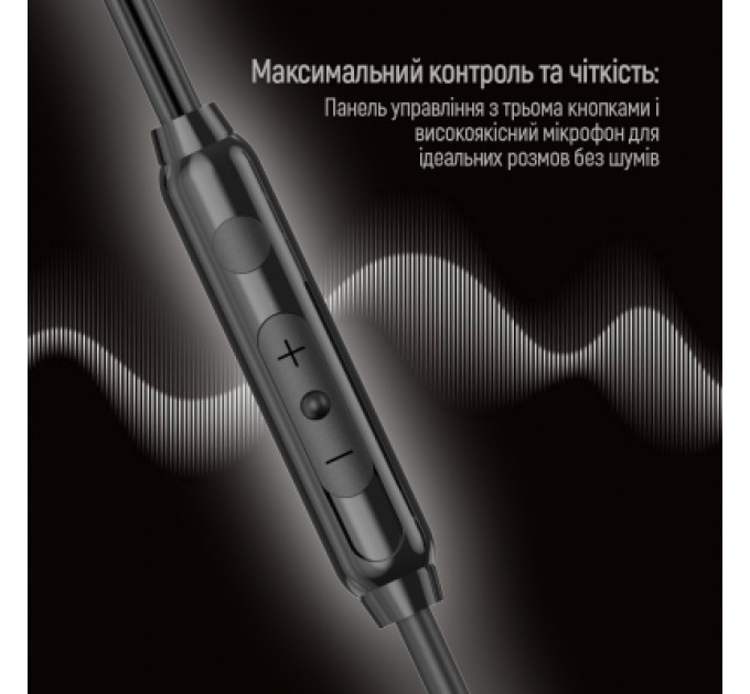 ColorWay Навушники ColorWay 3.5 mm Wired Earphone UrbanBeat Black (CW-WD03BK)