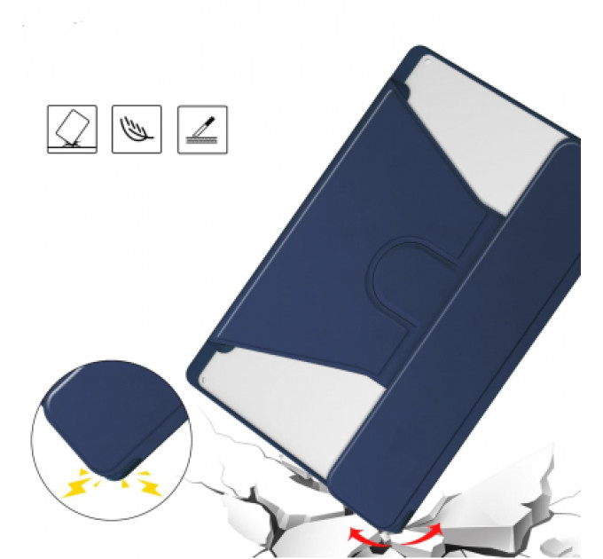 Чохол до планшета BeCover 360° Rotatable + Keyboard Samsung Tab S6 Lite 10.4 P610/P613/P615/P619 Deep Blue (712405)