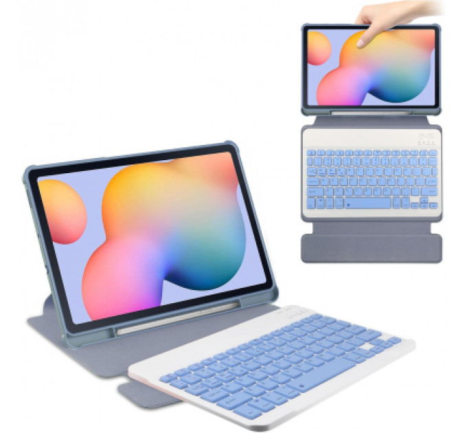 Чохол до планшета BeCover 360° Rotatable + Keyboard Samsung Tab S6 Lite 10.4 P610/P613/P615/P619 Purple (712409)