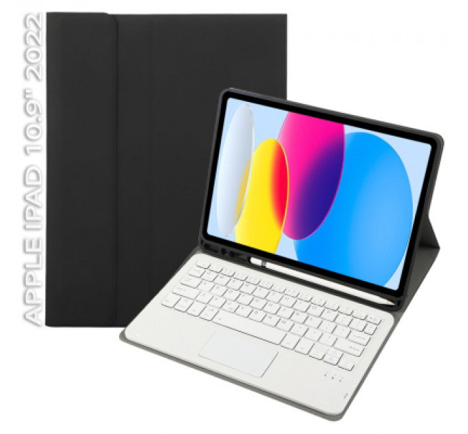 Чохол до планшета BeCover Keyboard+TouchPad Apple iPad 10.9" 2022 Black (712375)