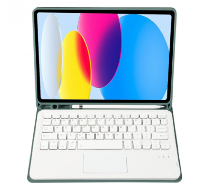 Чохол до планшета BeCover Keyboard+TouchPad Apple iPad 10.9" 2022 Dark Green (712377)