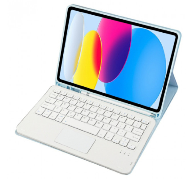 Чохол до планшета BeCover Keyboard+TouchPad Apple iPad 10.9" 2022 Light Blue (712378)
