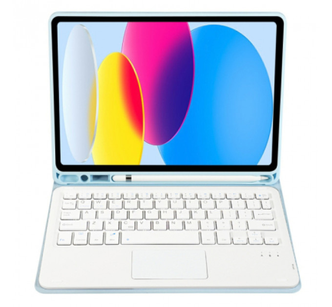 Чохол до планшета BeCover Keyboard+TouchPad Apple iPad 10.9" 2022 Light Blue (712378)