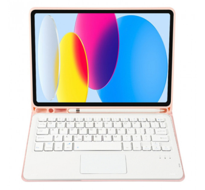 Чохол до планшета BeCover Keyboard+TouchPad Apple iPad 10.9" 2022 Pink (712379)