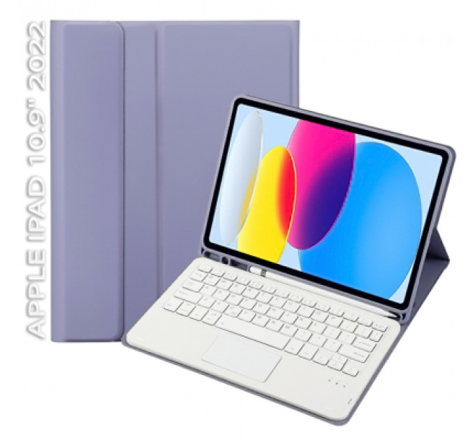Чохол до планшета BeCover Keyboard+TouchPad Apple iPad 10.9" 2022 Purple (712380)