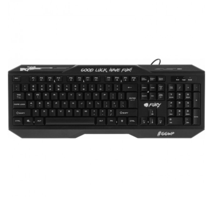 Fury Клавіатура Fury Hellfire 2 LED Backlight USB Black (NFU-1586)