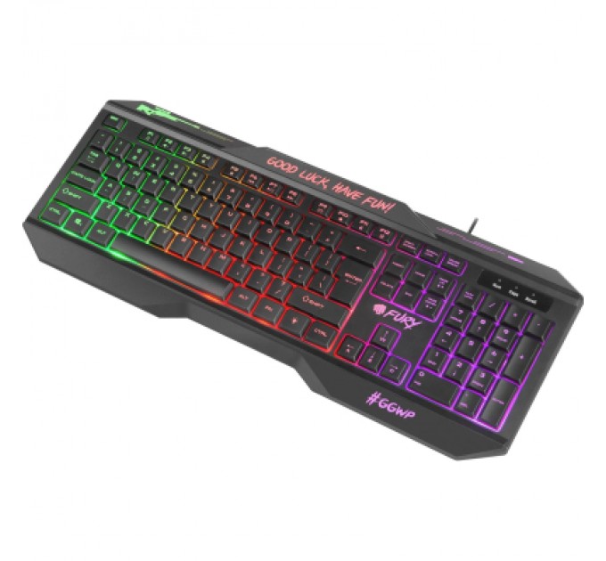 Fury Клавіатура Fury Hellfire 2 LED Backlight USB Black (NFU-1586)