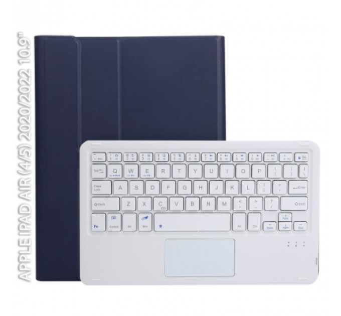 Чохол до планшета BeCover Keyboard+TouchPad Apple iPad Air (4/5) 2020/2022 10.9" Deep Blue (712370)