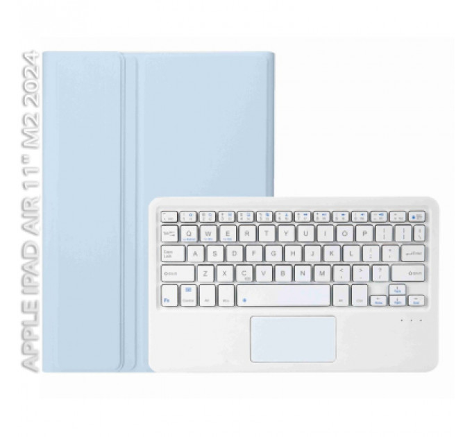 Чохол до планшета BeCover Keyboard+TouchPad Apple iPad Air 11" M2 2024 Light Blue (712598)