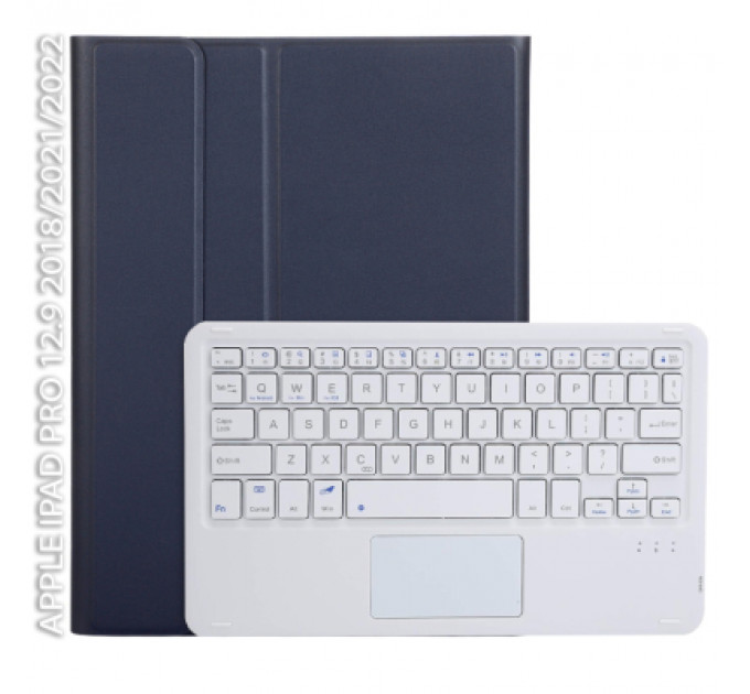 Чохол до планшета BeCover Keyboard+TouchPad Apple iPad Pro 12.9 2018/2021/2022 Deep Blue (712382)