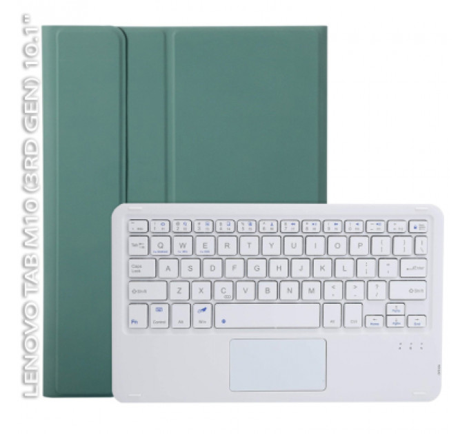 Чохол до планшета BeCover Keyboard+TouchPad Lenovo Tab M10 (3rd Gen) TB-328F 10.1" Dark Green (712389)