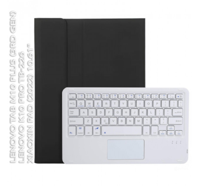 Чохол до планшета BeCover Keyboard+TouchPad Lenovo Tab M10 Plus TB-125F (3rd Gen)/K10 Pro TB-226/Xiaoxin Pad (2022) 10.61" (712390)