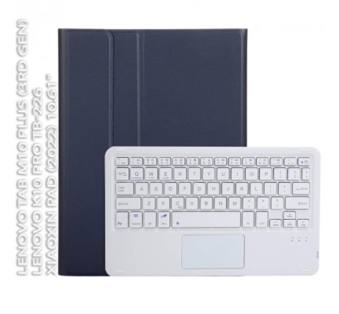 Чохол до планшета BeCover Keyboard+TouchPad Lenovo Tab M10 Plus TB-125F (3rd Gen)/K10 Pro TB-226/Xiaoxin Pad (2022) 10.61" (712391)