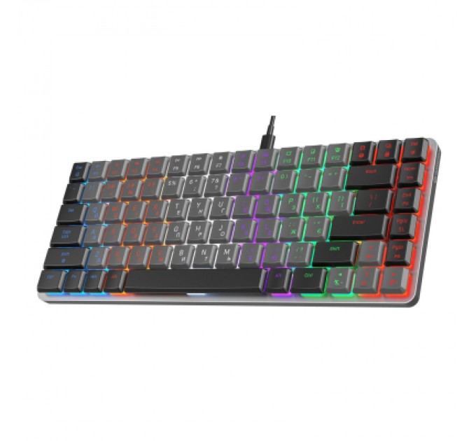 Клавіатура GamePro MK140R Red Swich Low Profile USB Dark Gray (MK140R)