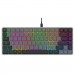 GamePro Клавіатура GamePro MK141R Red Swich Low Profile RGB USB Dark Gray (MK141R)