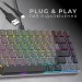 GamePro Клавіатура GamePro MK141R Red Swich Low Profile RGB USB Dark Gray (MK141R)