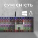 GamePro Клавіатура GamePro MK145R Red Swich Low Profile USB Dark Gray (MK145R)